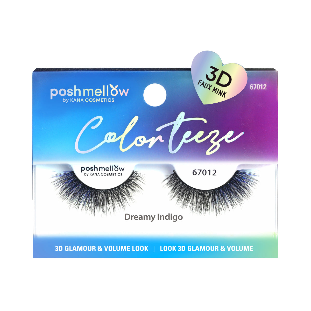 Mink Lashes Color Lashes - Blue Lashes by Poshmellow