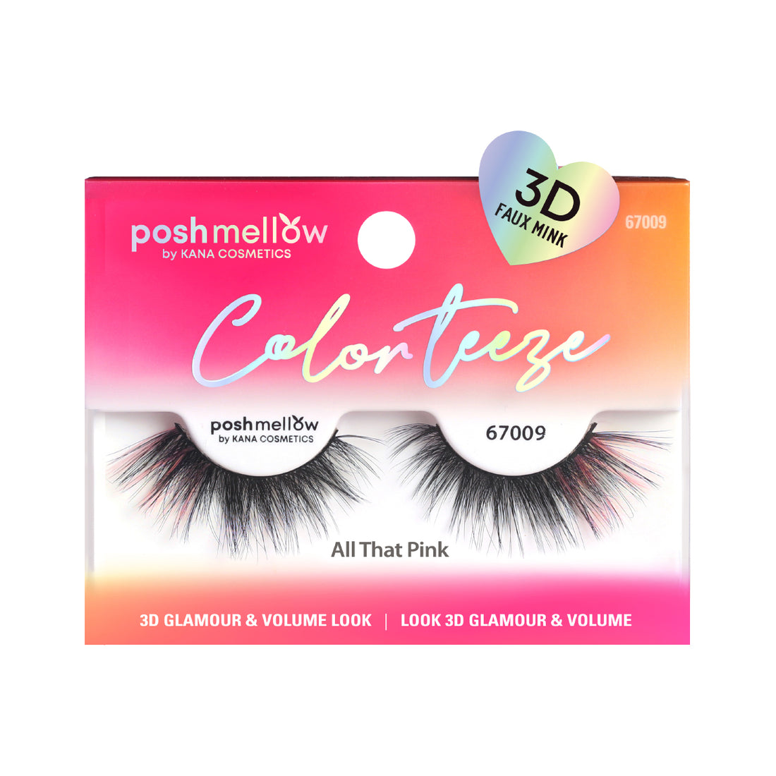 Color Teeze Lashes: All That Pink