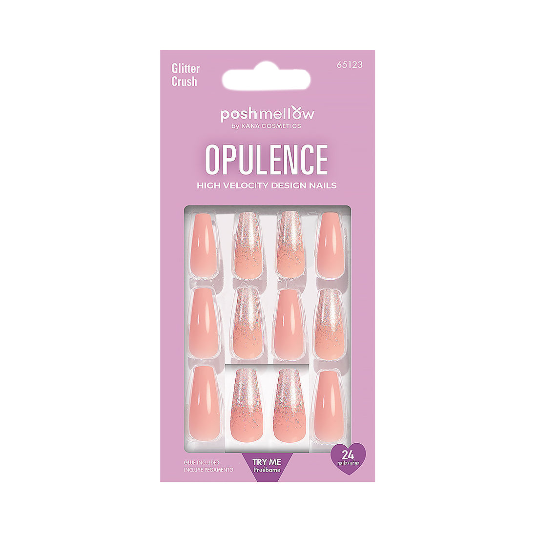 Tags: Pink Press On Nails with Glue Coffin Shaped Nails - Poshmellow