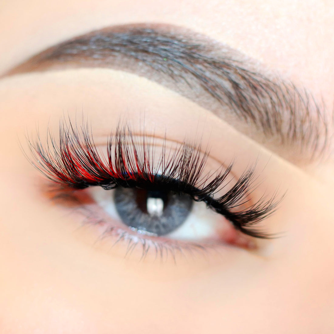 Mink Lashes Color Lashes - Red Lashes by Poshmellow