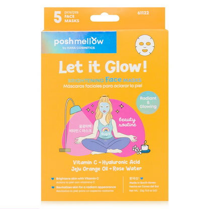 Let It Glow! Brightening Face Mask (5 pks):