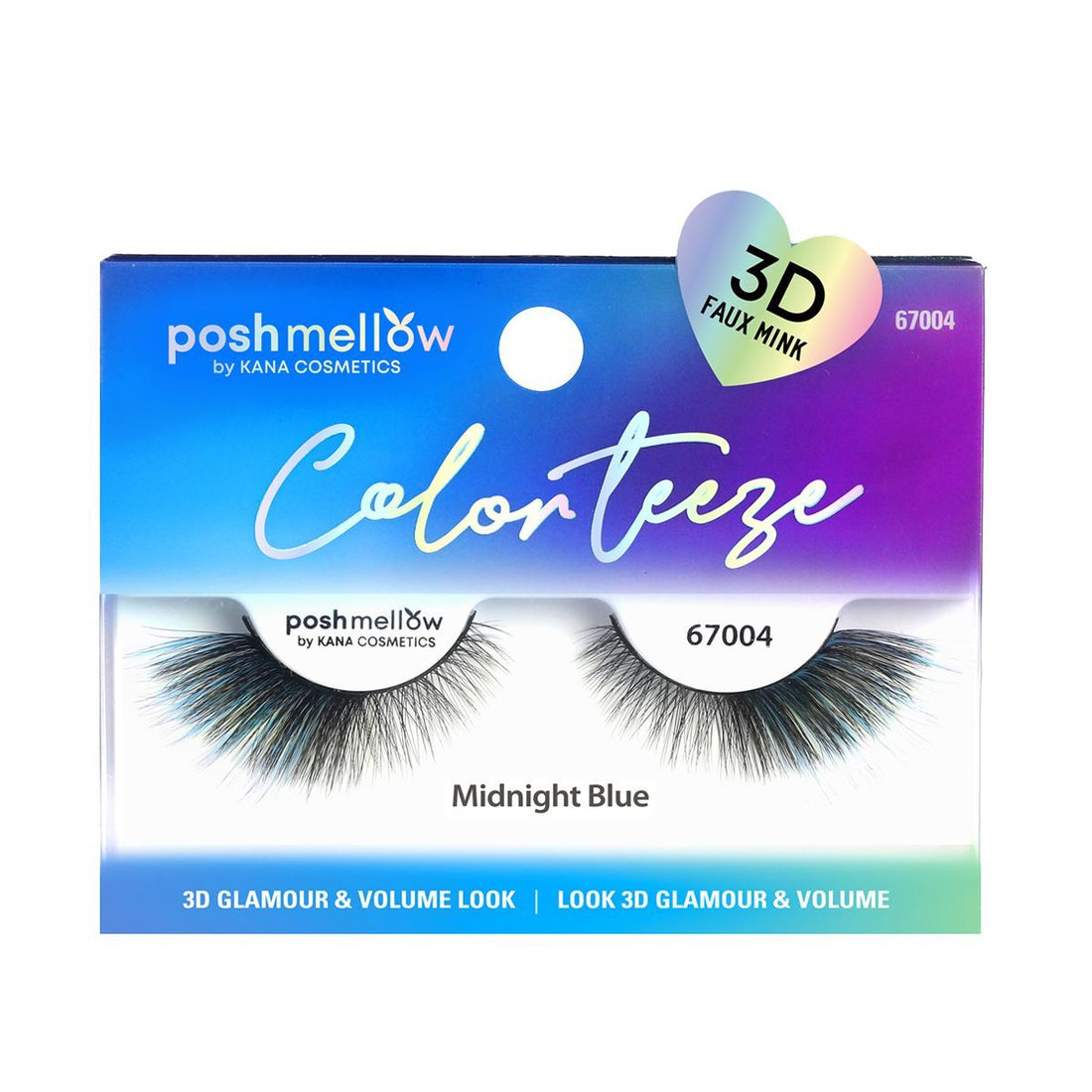 Mink Lashes Color Lashes - Blue Lashes by Poshmellow