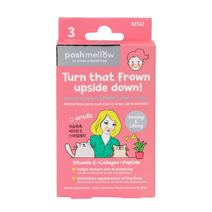 Smile Line Mask (3 pks): Turn That Frown Upside Down!