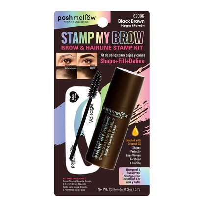 Brow Stamp Kit: Stamp My Brow (Black Brown)