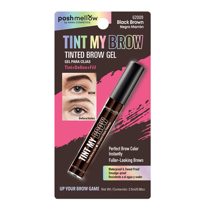 tinted brow gel black brown
