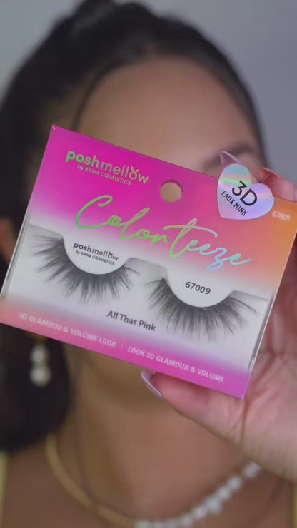 Color Teeze Lashes: All That Pink 67009
