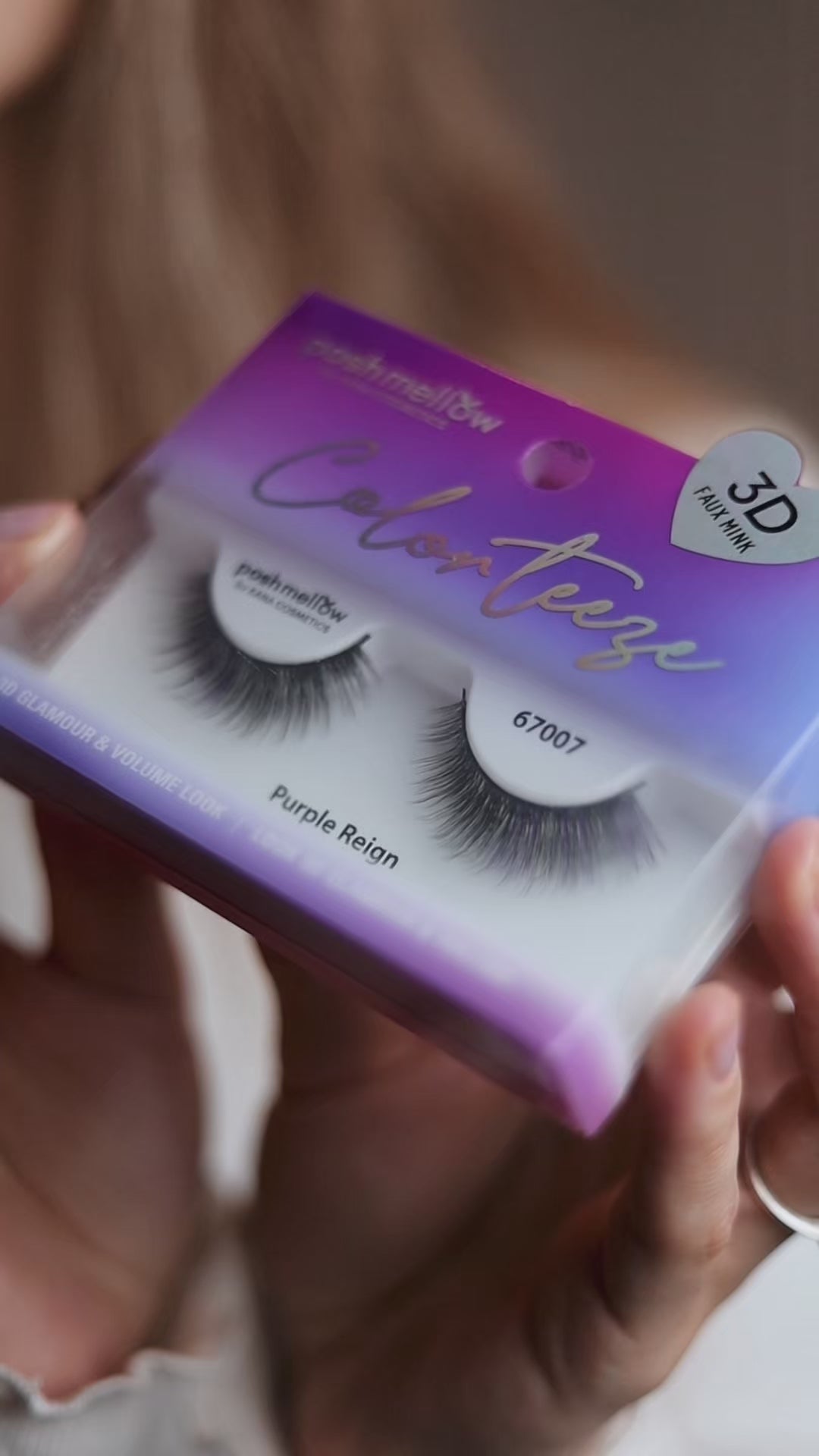 Color Teeze Lashes: Purple Reign 67007