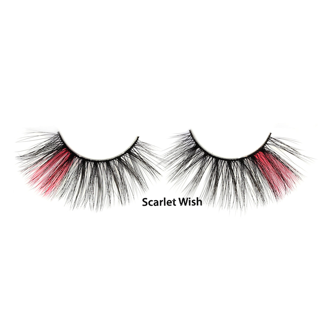 Mink Lashes Color Lashes - Red Lashes by Poshmellow